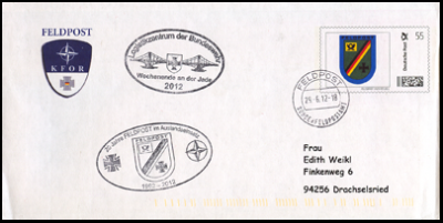 Feldpost-Ganzsache KFOR
